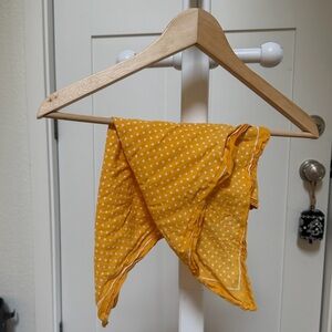Yellow Polka Dot Scarf
